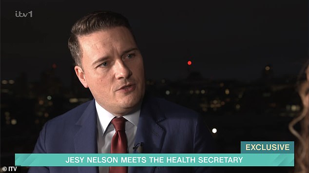 Health Secretary Wes, 42, was seen struggling to hold back his emotion as she spoke to Jesy about the importance of screening babies for SMA