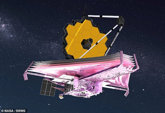 These images were possible thanks to a technique that converts the James Webb Space Telescope's mirror (artist's impression) into several smaller lenses that all work together to provide extreme resolution in a very small area