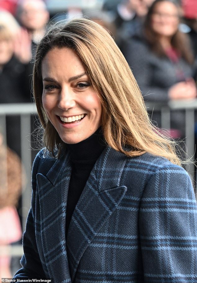 The Princess of Wales, known as the Duchess of Rothesay when in Scotland, in Stirling today