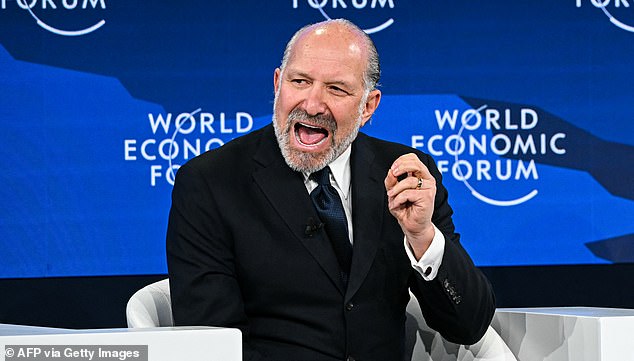 US Commerce Secretary Howard Lutnick speaks during the World Economic Forum (WEF) annual meeting in Davos on January 20, 2026. The World Economic Forum takes place in Davos from January 19 to January 23, 2026. (Photo by Fabrice COFFRINI / AFP via Getty Images)