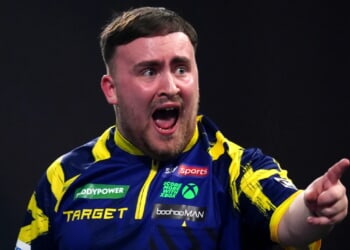 Luke Littler secures early birthday present as he thumps Michael van Gerwen to win £30,000 Saudi Arabia Darts Masters