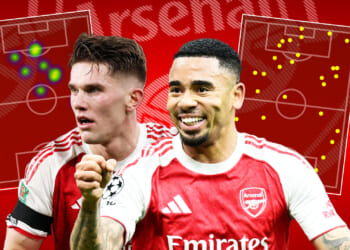 Stats show clear winner in battle to start for Arsenal against Man Utd