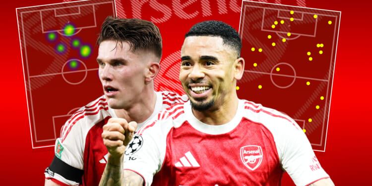 Stats show clear winner in battle to start for Arsenal against Man Utd