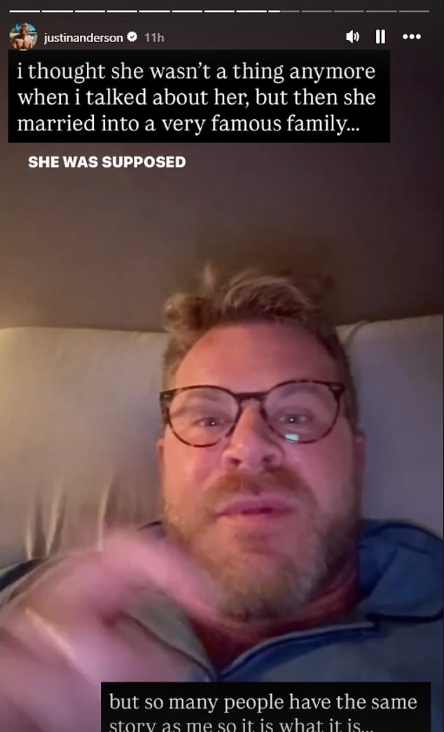 Justin Anderson has waded into the Beckham feud to give his thoughts on Brooklyn's bombshell statement on Monday night.