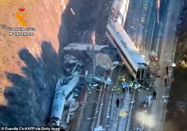 At least 42 people are confirmed dead following the high-speed train collision
