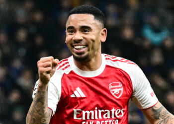 Jesus scores twice and Gyokeres nets third as Gunners maintain perfect Champions League record