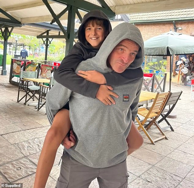 Nico Antic (pictured with his dad) is alive in hospital, but he will never wake up again