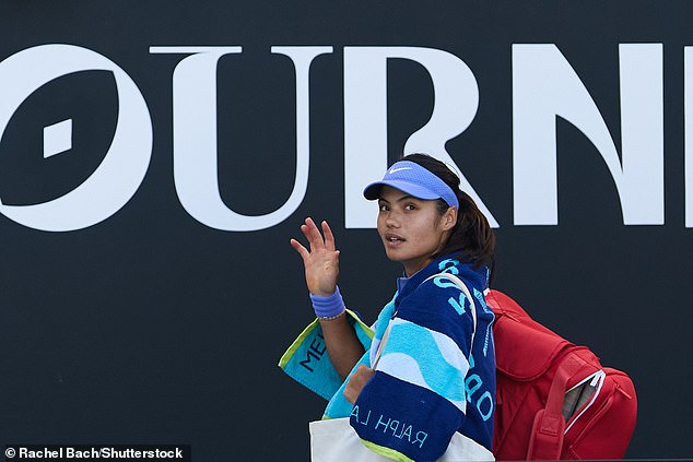 Raducanu admitted she 'wasn't ready' for the Australian Open - but didn't regret entering