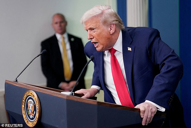 Mr Trump's intervention caught No10 off guard as he had previously welcomed the agreement with Mauritius as a 'monumental achievement'