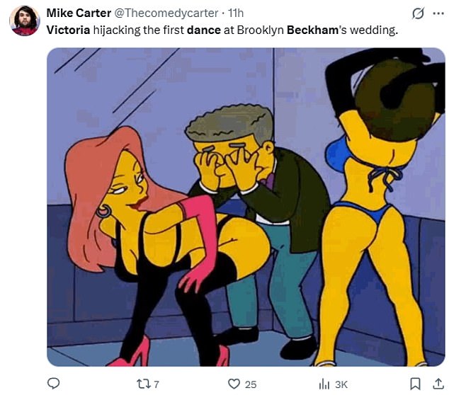 Cheeky internet users shared hilarious - and risqué - posts about the statement