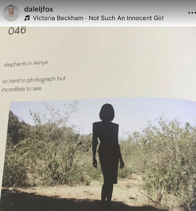 A meme that will no doubt infuriate all parties saw an edited clip from Brooklyn's widely panned 2017 photography book, with Victoria's silhouette layered over the top