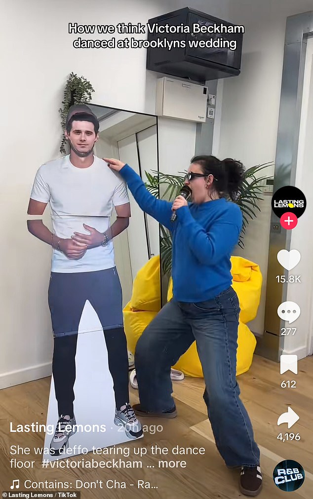 Others danced around a cardboard cut out of Brooklyn to The Pussy Cat Dolls