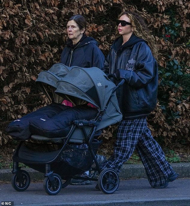 Jesy was supported by her mother Janice as they headed out for a walk in Essex, after it emerged this week that she has also split from her fiancé Zion Foster
