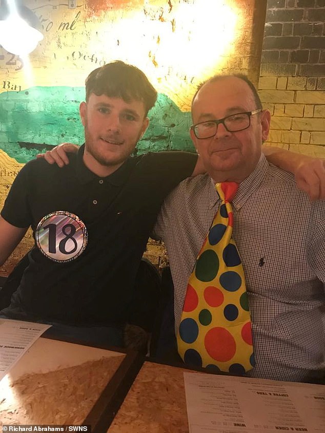 Parents Richard Abrahams (pictured with Luke) and Julie Needham fought for a formal investigation to be opened and believe a 'catalogue of errors' contributed to their son's death