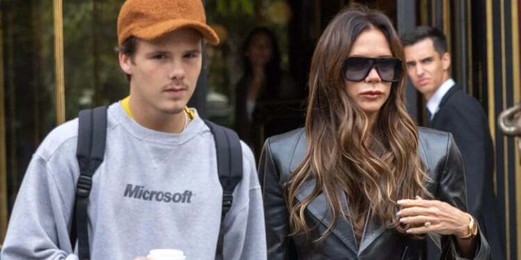 Cruz Beckham reacts after mum Victoria accused of 'grinding on' son Brooklyn at wedding