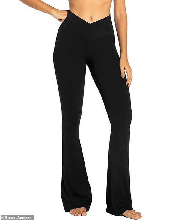 'Just wear normal leggings. Not only do bell bottom leggings ruin the shape that normal leggings are supposed to complement, they just look stupid,' one guy wrote about yoga pants