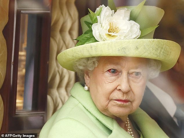On more than one occasion, Queen Elizabeth II appeared in public with a similarly bloodshot eye