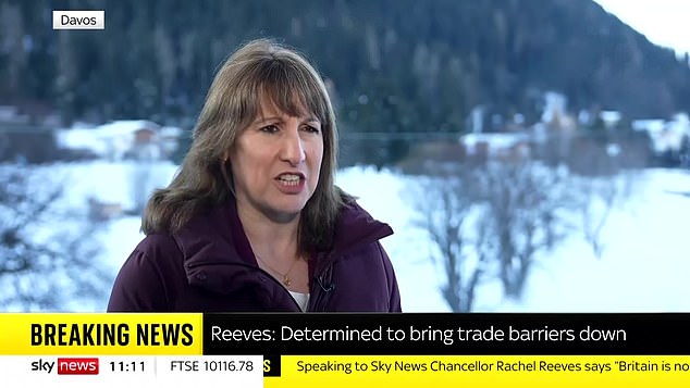 Chancellor Rachel Reeves - also in Davos - said this morning that the UK is putting together a coalition of countries to fight for free trade