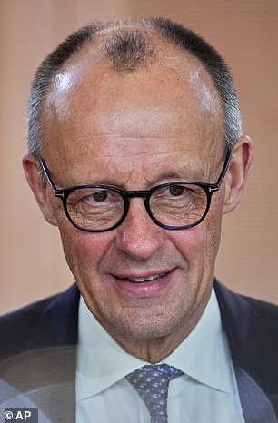 German Chancellor Friedrich Merz attends the cabinet meeting at the chancellery in Berlin, Germany, Wednesday