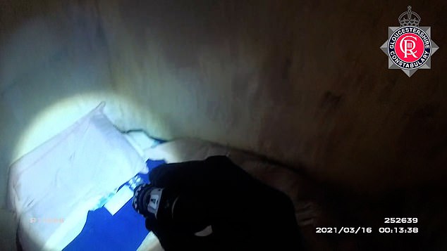 A police officer found a  heartbreaking note underneath her pillow which appeared to have phone numbers scribbled on it