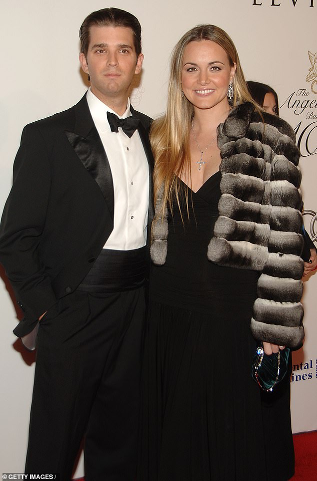 Vanessa's eldest daughter Kai, and Woods's children Sam, 17, and Charlie, 16, all attend the $38,595-a-year The Benjamin School in Palm Beach - as the couple is seen here in 2007