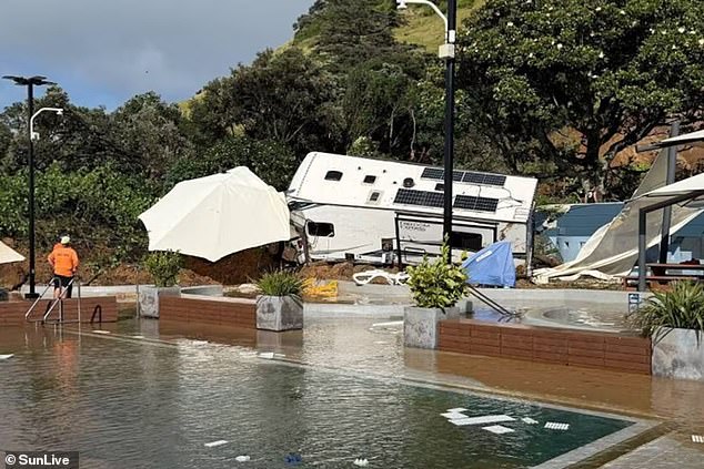 The landslide was caused by record-breaking rainfall in recent days