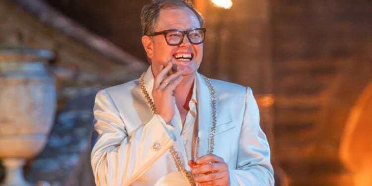 Alan Carr trades Celebrity Traitors castle for his own chateau in new show