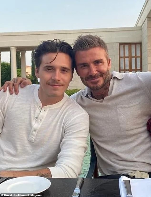 While Brooklyn's famous parents, former Spice Girl Victoria and footballer David, are worth an estimated £335 million