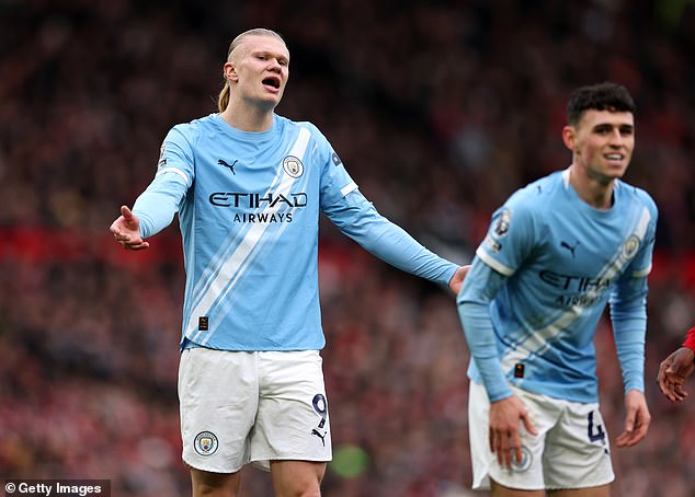 Man City trail behind Arsenal who have maintained their lead of the Premier League