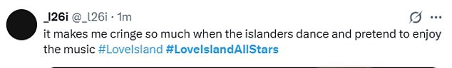 Fans wrote on X: 'The slow mo dancing and lip syncing the wrong lyric is killing me'; 'Only AJ knows the lyrics' and 'I don't know who Blue is but I'm vibing'