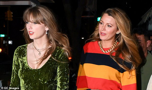 'You don't need to apologize. Just come back, please,' Swift pleaded. Lively jokingly responded in the manner of a corporate email. 'Thank you for your feedback. We at headquarters are reviewing your concerns and will get back to you in a timely manner'; pictured in January 2024 in NYC