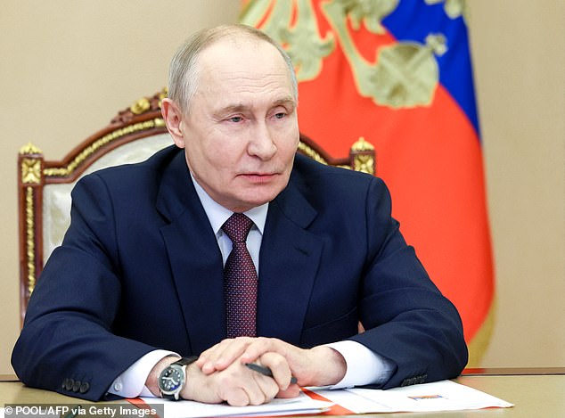 Mr Trump insisted last night that Putin (pictured) had agreed to join, but the Kremlin has so far said it is still studying the invite