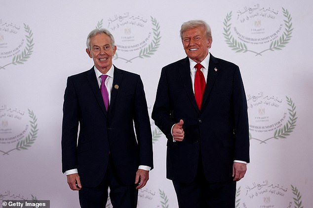 Tony Blair is among the executive members of Mr Trump's new 'board of peace'