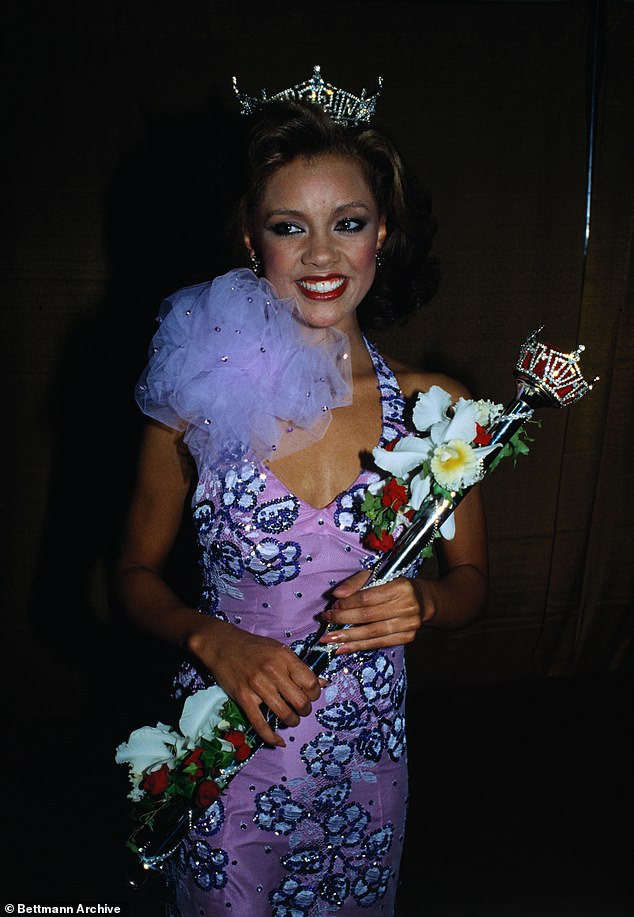 Vanessa also opened up to Jamie about she and her family were flooded with death threats and hate mail after she became the first black Miss America in 1983 (pictured)