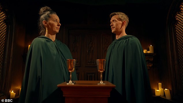 It was tense in the Traitors turret, with both Rachel and Stephen on edge about the pact they made early on in the series