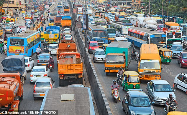 Looking at megacities overall, India's Bangalore - the centre of India's high-tech industry - follows closely behind London in second place