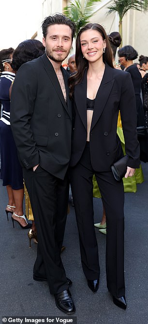 She met Brooklyn in 2018, who she went on to marry in 2022 (pictured in 2025)