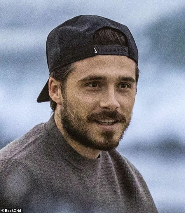 It marks the first outing for the amateur chef, 26, and the actress, 31, since they released a statement denouncing his family, in which he accused his mother Victoria of calling him 'evil' and pledged his allegiance to his wife on Monday