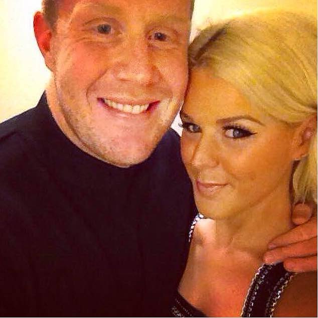 Mr Cahalane, pictured with ex-girlfriend Paris Wilson, was 'doused in acid' in his own home in Plymouth