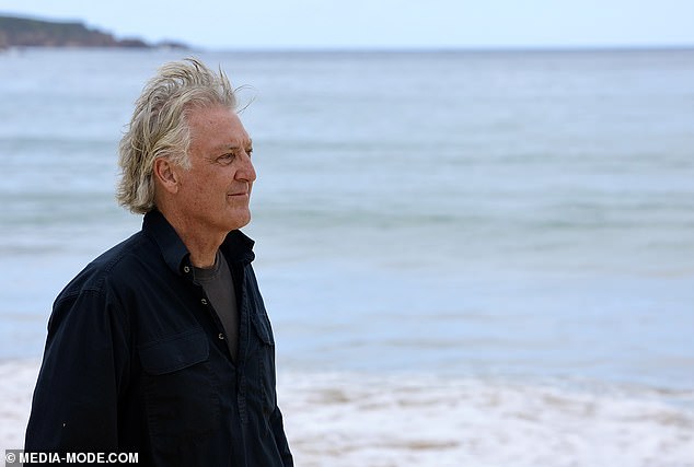 Chris now lives alone at the seaside home he built for his family with Sally in Eden, NSW