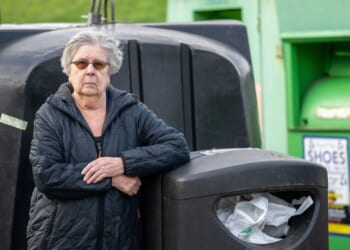 Council slaps gran with £600 fine for putting cardboard box next to full recycling bin as she's accused of 'fly-tipping'