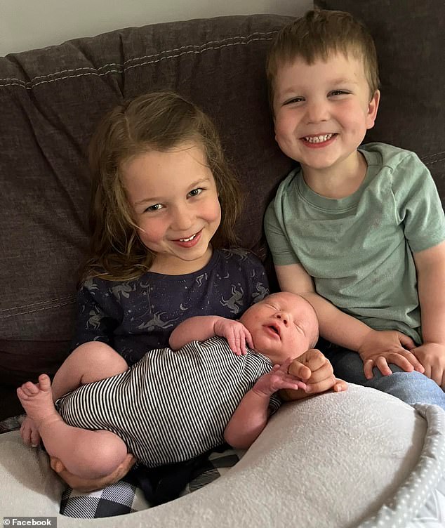 Lindsay's children Cora, 5; Dawson, 3; and Callan, eight months, who were allegedly strangled to death by their mother