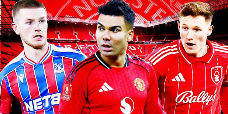 Man Utd's four-man transfer shortlist to replace Casemiro revealed after offloading his huge £350k-a-week wages