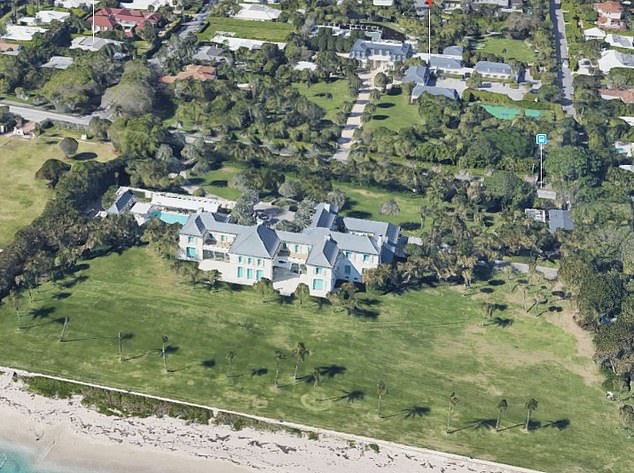 If the pair grow tired of the weather, they can pop over to their £76million, 44,000sq ft home in Palm Beach, one of the most expensive homes in the area of Florida