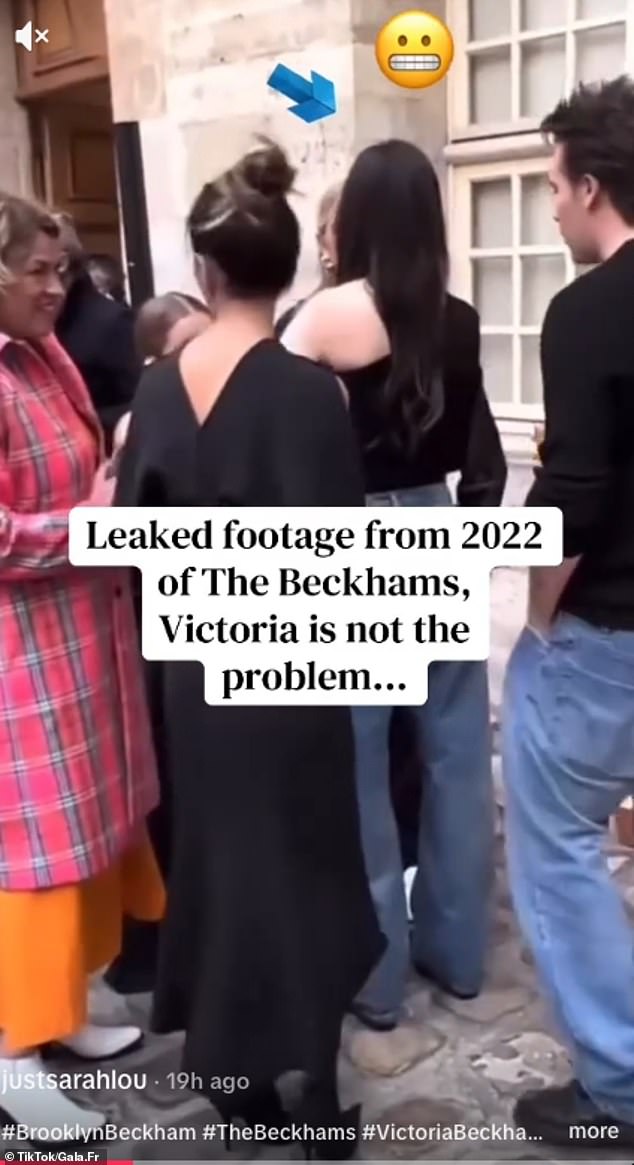 Nicola stands with her back to Brooklyn and Victoria to have her conversation while Victoria appears to awkwardly hang around behind her and struggles to be brought into the conversation