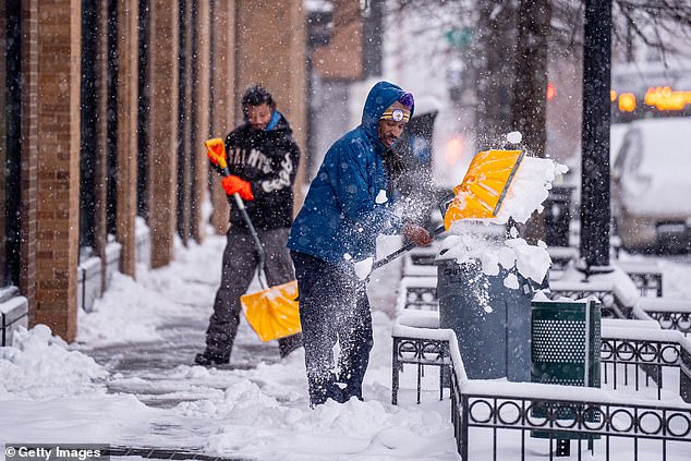 Some parts of the country could see more than a foot of snow once the storm passes