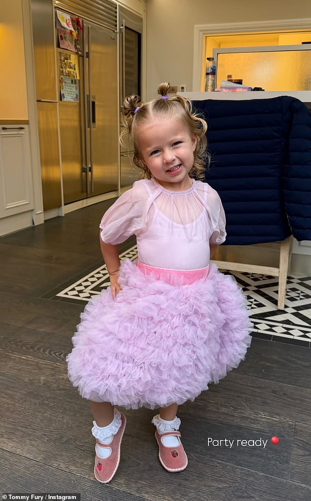 The toddler, who he shares with Molly-Mae, turned three-years-old on Friday with the boxer, 26, celebrating with friends the day before