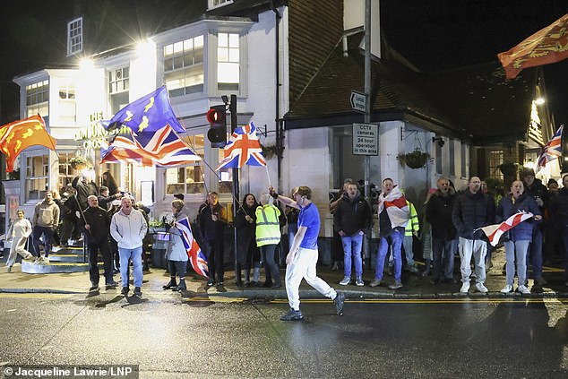 Police are bracing for hundreds of anti-migrant demonstrators to descend on to the town this weekend