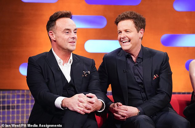 They made the revelation during an appearance on Friday's The Graham Norton Show, with Ant laughing: 'We were following [the then-Prince] for a year'