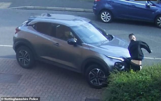 Hogan is hit by the car for a second time during the confrontation...